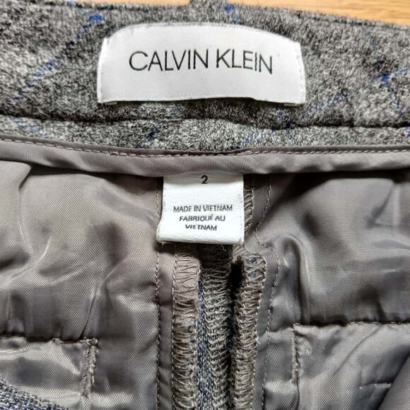 Calvin Klein Woman's Grey Dress Pants - Picture 3 of 5
